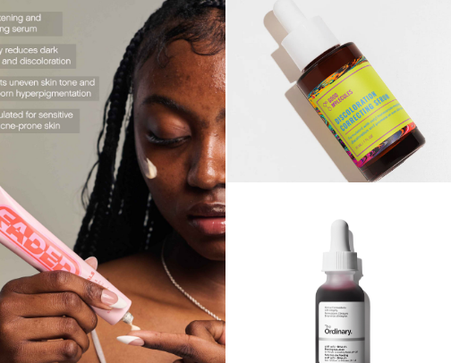 Skincare Favs for Dark Spots & Hyperpigmentation cover photo collage