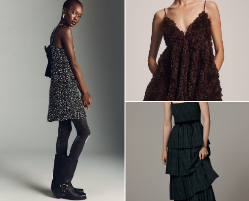 Holiday Outfits "If Blair Waldorf Picked Them" cover photo collage