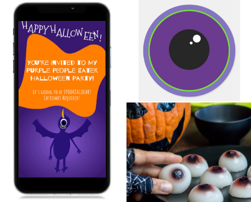 The Perfect Purple People Eater Party Plan! cover photo collage