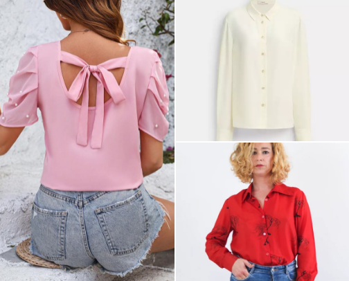 Women Tops cover photo collage