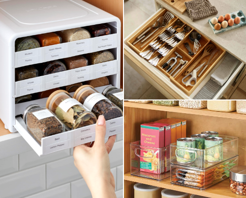 Kitchen Organizers! cover photo collage