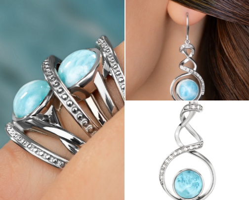 Jewels and gemstones cover photo collage