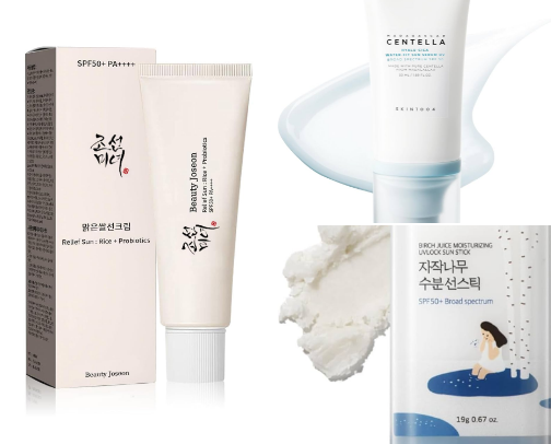 Sunscreens That Leave No White Cast & Feel Amazing on Skin cover photo collage