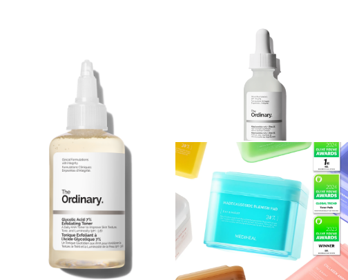 skincare for Korean glass skin 💎🧴 cover photo collage