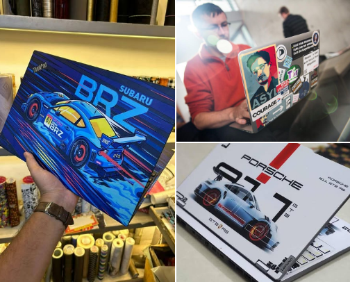 Laptop skins, sleeves & stickers cover photo collage