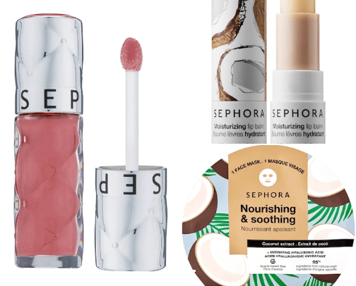 sephora under 15$ cover photo collage