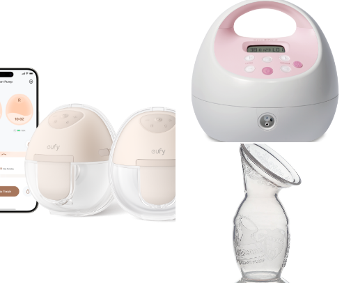 Pumping & Breastfeeding Essentials cover photo collage