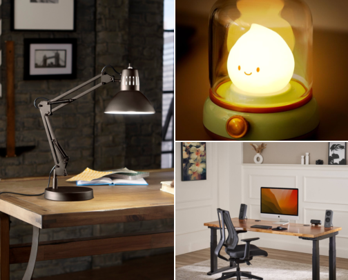 Cozy Desk Essentials cover photo collage