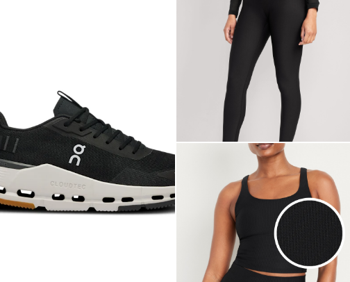 Athletic wear must haves cover photo collage