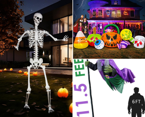 Best Halloween Decorations for 2026: Outdoor, Indoor & Party Decorating Ideas. cover photo collage