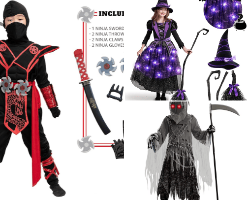 Children Halloween Costume cover photo collage
