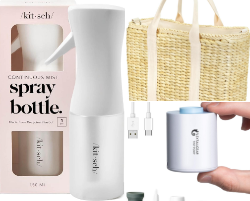 Beach, Pool and Lake Essentials: The Sun-Ready Items I Don't Leave Home Without cover photo collage