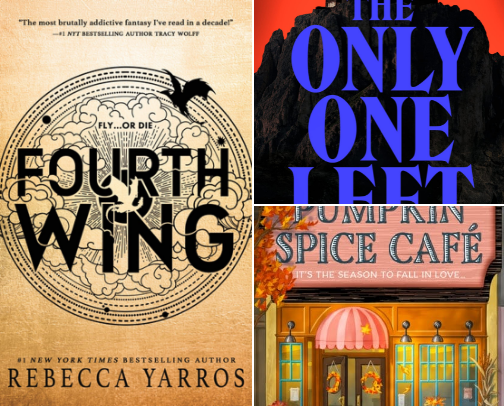 My favorite books to get out of a reading slump cover photo collage