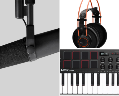 My Home Studio Gear & Production Essentials cover photo collage