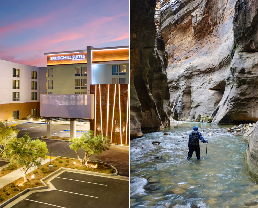 Zion National park hikes & stays cover photo collage