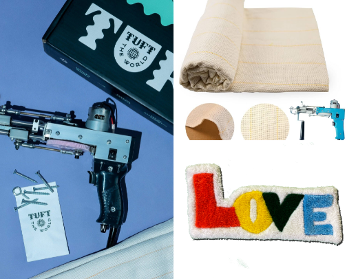 Tufting Rugs cover photo collage