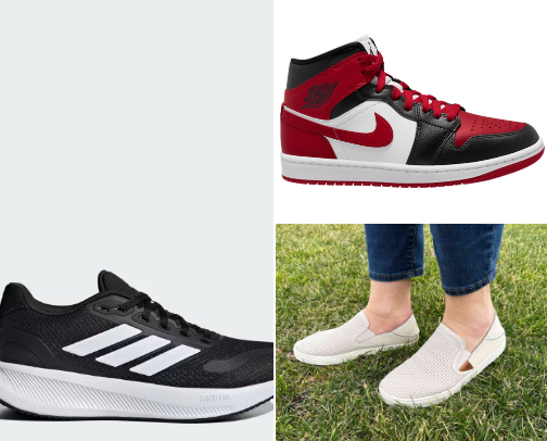 Spring time sneaker time cover photo collage
