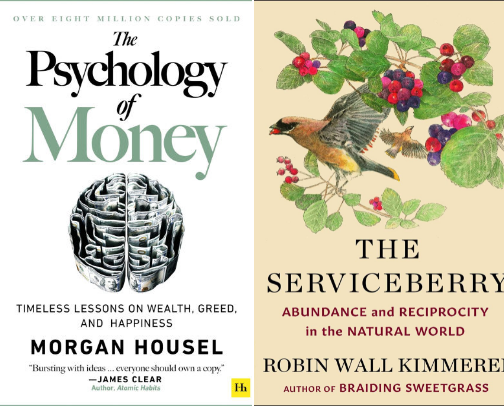 Books to heal your relationship with money 💚✨ cover photo collage