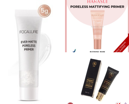 Indonesia local base make up under IDR 300K cover photo collage