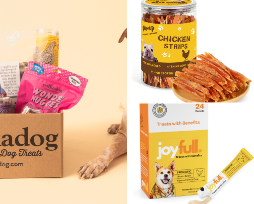 Dog treats and goodies for your little bestie🐾 cover photo collage