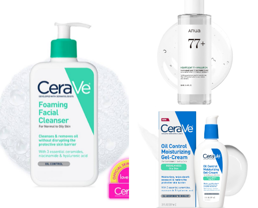 Beauty Recommendation for Oily Face cover photo collage