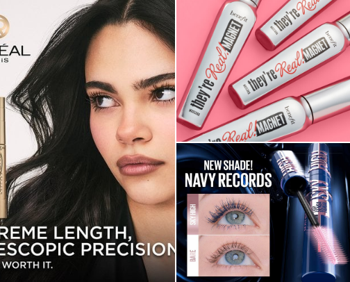 Best Mascaras for Long & Voluminous Lashes cover photo collage