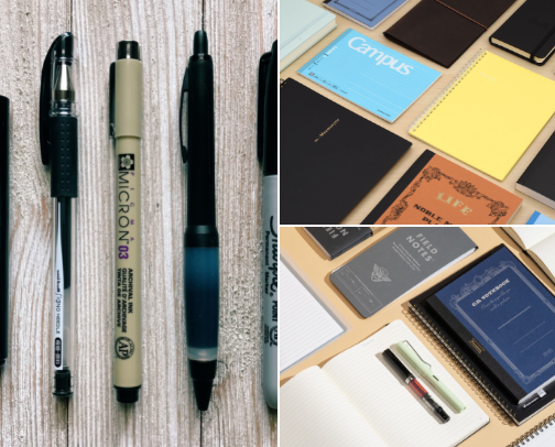 Stationary/ School and Office Supplies cover photo collage