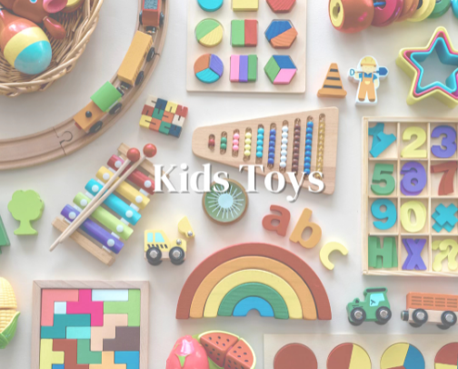 Kids Toys We Love cover photo collage