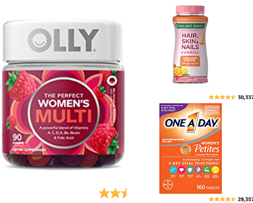 Women Vitamins cover photo collage