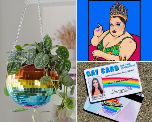 Loud and Proud Queer Gifts cover photo collage