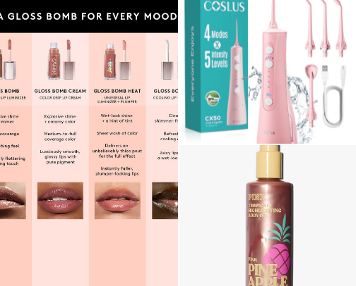 My favorite beauty recs cover photo collage