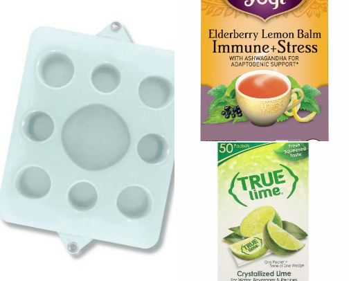 Tea refreshment list cover photo collage