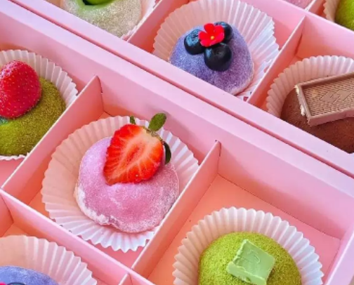 Daifuku Mochi - Chewy Japanese Treats Recipe cover photo collage