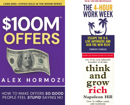 Books That Changed My Perspective On How To Make Money! cover photo collage