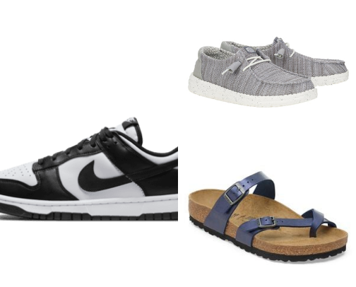 My go-to shoe choices cover photo collage