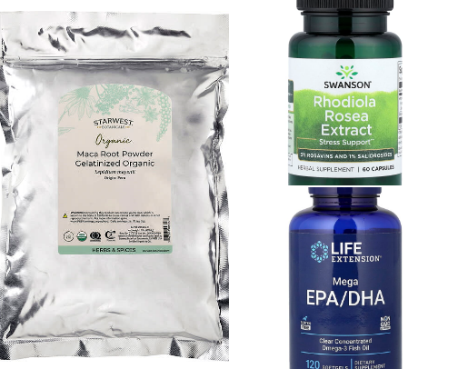 My Daily Routine for Thriving Through Menopause: Vitamins, Adaptogens & Science-Backed Longevity Supplements cover photo collage