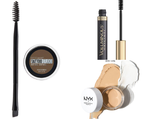 My daily makeup products cover photo collage