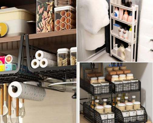 Storage Hacks for Small Homes (No Renovation Required!) cover photo collage