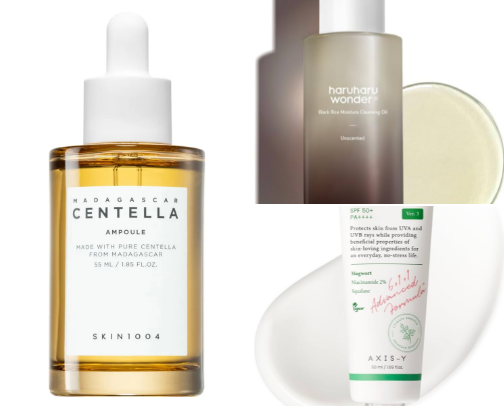 skincare to finallly get that glass skin cover photo collage