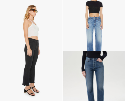 Jeans for short girls cover photo collage