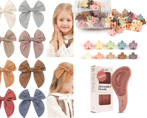 Everything for Your Little Girl’s Hair cover photo collage