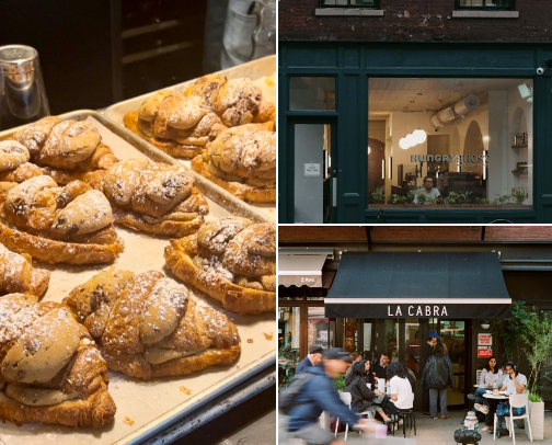 Coffee shops in NYC cover photo collage