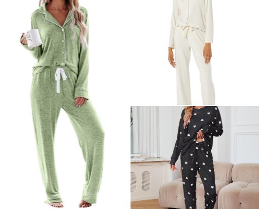 Pajama Sets That You'll Want to Wear All Day cover photo collage