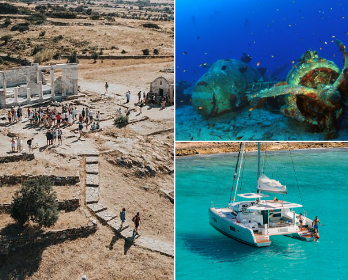Naxos, Greece Travel Guide cover photo collage