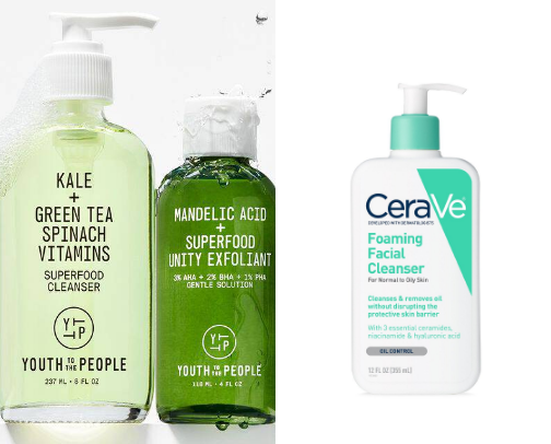 Best face wash products for clean skin cover photo collage
