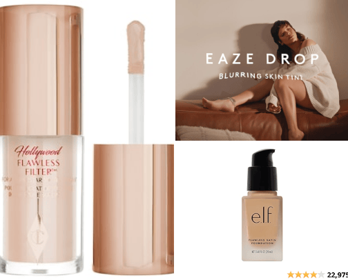 Beauty product must haves cover photo collage