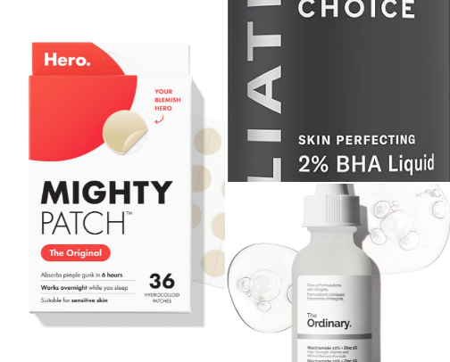Viral Acne Fixes That Actually Work cover photo collage