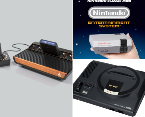 Favourite consoles cover photo collage