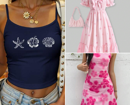 Cute clothes cover photo collage