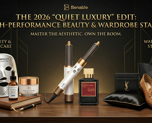 The 2026 'Quiet Luxury' Edit: High-Performance Beauty & Wardrobe Staples cover photo collage